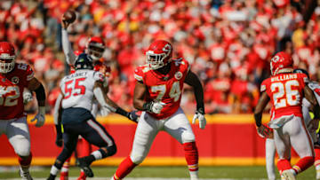 Martinas Rankin #74 of the Kansas City Chiefs (Photo by David Eulitt/Getty Images)