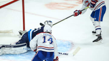Mar 15, 2021; Winnipeg, Manitoba, CAN; Montreal Canadiens Tyler Toffoli Mandatory Credit: Terrence Lee-USA TODAY Sports