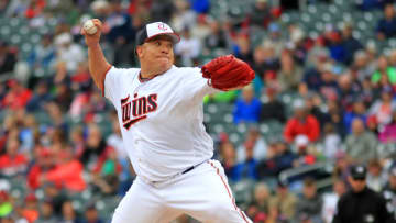 MINNEAPOLIS, MN - OCTOBER 1: Bartolo Colon (Photo by Andy King/Getty Images)