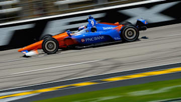 FORT WORTH, TX - JUNE 08: Scott Dixon, driver of the #9 PNC Bank Chip Ganassi Racing Honda (Photo by Robert Laberge/Getty Images)