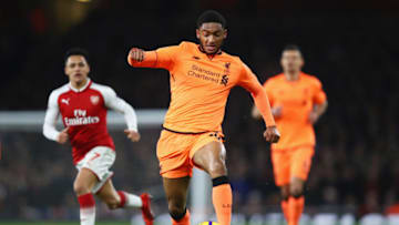 LONDON, ENGLAND - DECEMBER 22: Joe Gomez of Liverpool in action during the Premier League match between Arsenal and Liverpool at Emirates Stadium on December 22, 2017 in London, England. (Photo by Julian Finney/Getty Images)