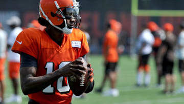 BEREA, OH - JULY 31, 2016: Quarterback Robert Griffin III