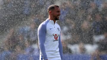 LEICESTER, ENGLAND - SEPTEMBER 09: Danny Drinkwater of Chelsea warms up prior to the Premier League match between Leicester City and Chelsea at The King Power Stadium on September 9, 2017 in Leicester, England. (Photo by Clive Mason/Getty Images)