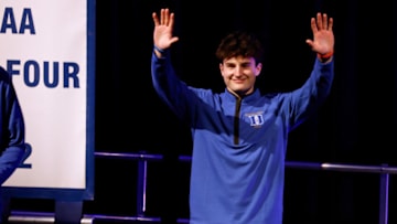 Duke basketball guard Michael Savarino (Photo by Lance King/Getty Images)