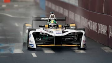 NEW YORK, NY - JULY 14: Lucas Di Grassi (BRA), Audi Sport ABT Schaeffler, Audi e-tron FE04. on July 14, 2018 in New York, United States. (Photo by {contact city} Handout/FIA Formula E via Getty Images,)