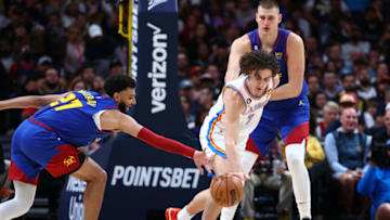 Josh Giddey #3 of the Oklahoma City Thunder (Photo by Justin Tafoya/Getty Images)