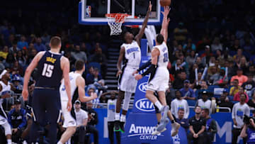 ORLANDO, FLORIDA - DECEMBER 05: Aaron Gordon #00 and Jonathan Isaac #1 of the Orlando Magic. (Photo by Harry Aaron/Getty Images)