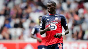 LILLE, FRANCE - AUGUST 11: Timothy Weah of Lille during the French League 1 match between Lille v Nantes at the Stade Pierre Mauroy on August 11, 2019 in Lille France (Photo by Erwin Spek/Soccrates/Getty Images)