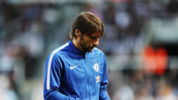 NEWCASTLE UPON TYNE, ENGLAND - MAY 13: Chelsea manager Antonio Conte is seen during the Premier League match between Newcastle United and Chelsea at St. James Park on May 13, 2018 in Newcastle upon Tyne, England. (Photo by Ian MacNicol/Getty Images)