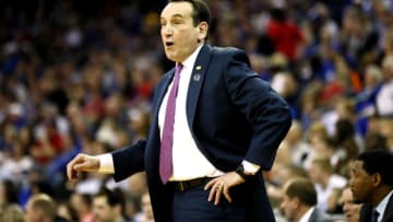 Duke basketball head coach Mike Krzyzewski (Photo by Jamie Squire/Getty Images)