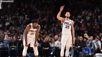 Joel Embiid, Ben Simmons | Philadelphia 76ers (Photo by David Dow/NBAE via Getty Images)