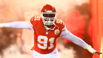 KANSAS CITY, MP - JANUARY 15: Outside linebacker Tamba Hali