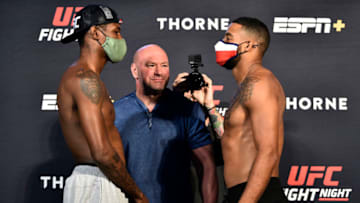 Kevin Holland and Trevin Giles (Photo by Chris Unger/Zuffa LLC via Getty Images)