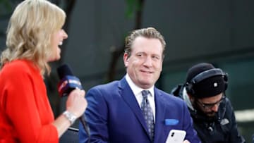 BOSTON, MA - MAY 29: NBCSN's Jeremy Roenick before Game 2 of the 2019 Stanley Cup Finals between the Boston Bruins and the St. Louis Blues on May 29, 2019, at TD Garden in Boston, Massachusetts. (Photo by Fred Kfoury III/Icon Sportswire via Getty Images)