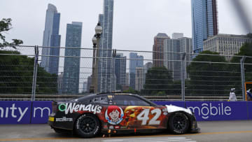 Noah Gragson, Legacy Motor Club, NASCAR - Mandatory Credit: Mike Dinovo-USA TODAY Sports
