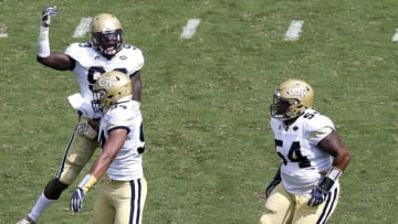 ATLANTA, GA - SEPTEMBER 23: Defensive end Antonio Simmons