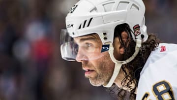 TORONTO, ON - MARCH 28: Jaromir Jagr. (Photo by Mark Blinch/NHLI via Getty Images)