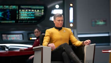 ÃÂSuch Sweet Sorrow, Part 2ÃÂ -- Ep#214 -- Pictured: Anson Mount as Captain Pike of the CBS All Access series STAR TREK: DISCOVERY. Photo Cr: Russ Martin/CBS ÃÂ©2018 CBS Interactive, Inc. All Rights Reserved.