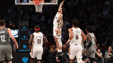Lonzo Ball #2 of the New Orleans Pelicans (Photo by Matteo Marchi/Getty Images)
