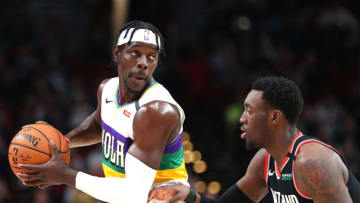 PORTLAND, OREGON - FEBRUARY 21: Jrue Holiday #11 of the New Orleans Pelicans (Photo by Abbie Parr/Getty Images)