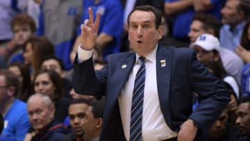 Duke basketball head coach Mike Krzyzewski (Photo by Lance King/Getty Images)