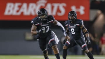 Cincinnati Bearcats defensive end Malik Vann against the UCLA Bruins at Nippert Stadium.
