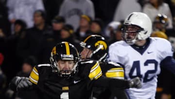 IOWA CITY, IOWA - NOVEMBER 8: Kicker Daniel Murray