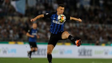 ROME, ITALY - MAY 20: Ivan Perisic of FC Internazionale in action during the serie A match between SS Lazio and FC Internazionale at Stadio Olimpico on May 20, 2018 in Rome, Italy. (Photo by Marco Rosi/Getty Images)