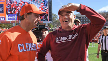 South Carolina football rival Clemson could be part of a group of ACC teams that are looking to leave the conference. Mandatory Credit: Ken Ruinard-USA TODAY Sports