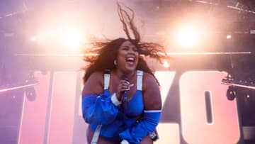 MELBOURNE, AUSTRALIA - JANUARY 12: Lizzo performs on stage at FOMO Festival 2020 on January 12, 2020 in Melbourne, Australia. (Photo by Matt Jelonek/Wire Image)