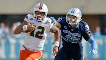 CHAPEL HILL, NC - OCTOBER 28: Malik Rosier