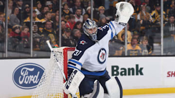 BOSTON, MA - DECEMBER 21: Connor Hellebuyck