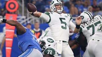 DETROIT, MI - AUGUST 19: Christian Hackenberg (Photo by Leon Halip/Getty Images)
