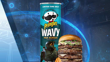 Limited Edition Pringles Wavy Moa Burger Chips. Image courtesy of Pringles