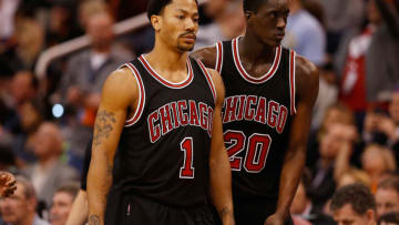 Derrick Rose, Tony Snell, Chicago Bulls (Photo by Christian Petersen/Getty Images)