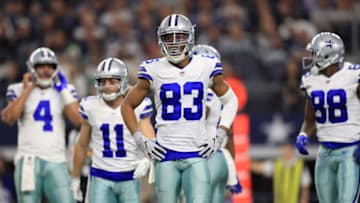 ARLINGTON, TX - DECEMBER 24: Wide receivers Cole Beasley