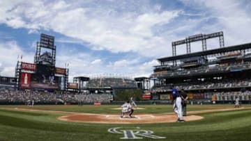 Sep 6, 2015; Denver, CO, USA; A general view of Coors Field before the first inning of the game between the Colorado Rockies and the San Francisco Giants. Mandatory Credit: Isaiah J. Downing-USA TODAY Sports