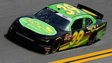 DAYTONA BEACH, FL - FEBRUARY 15: Ryan Sieg, driver of the #39 Larry's Hard Lemonade Chevrolet, during practice for the NASCAR Xfinity Series NASCAR Racing Experience 300 at Daytona International Speedway on February 15, 2019 in Daytona Beach, Florida. (Photo by Jonathan Ferrey/Getty Images)