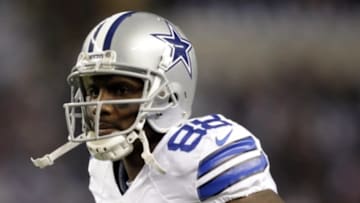 Dec 29, 2013; Arlington, TX, USA; Dallas Cowboys wide receiver Dez Bryant (88) warms up on the field before the game against the Philadelphia Eagles at AT&T Stadium. Mandatory Credit: Tim Heitman-USA TODAY Sports