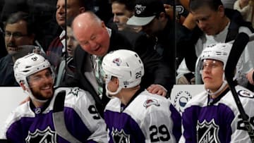 Head Coach Bruce Boudreau. (Photo by Bruce Bennett/Getty Images)