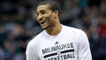 MILWAUKEE, WI - APRIL 02: Gary Payton II #0 of the Milwaukee Bucks warms up before the game against the Dallas Mavericks at BMO Harris Bradley Center on April 2, 2017 in Milwaukee, Wisconsin. NOTE TO USER: User expressly acknowledges and agrees that, by downloading and or using this photograph, User is consenting to the terms and conditions of the Getty Images License Agreement. (Photo by Dylan Buell/Getty Images)
