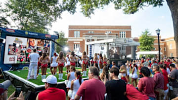 SEC Nation setup on the campus of the University of Alabama (Photo by Wesley Hitt/Getty Images)