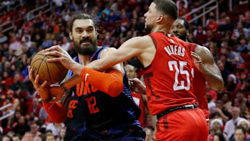 Houston Rockets guard Austin Rivers (Photo by Bob Levey/Getty Images)