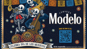Modelo Dia de los Muertos Mural, photo provided by Modelo