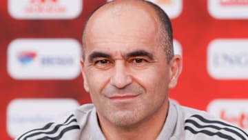 Belgium's national football team's head coach Roberto Martinez speaks during a press conference in Tubize on June 7, 2021, as the team prepares the upcoming 2020-2021 Euro football tournament. - Belgium OUT (Photo by BRUNO FAHY / BELGA / AFP) / Belgium OUT (Photo by BRUNO FAHY/BELGA/AFP via Getty Images)