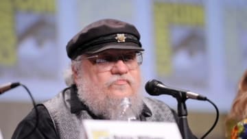 SAN DIEGO, CA - JULY 25: Writer George R.R. Martin attends the Sony Pictures presentation during Comic-Con International 2014 at San Diego Convention Center on July 25, 2014 in San Diego, California. (Photo by Albert L. Ortega/Getty Images)