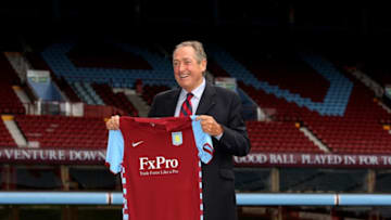BIRMINGHAM, ENGLAND - SEPTEMBER 10: Gerard Houllier, the new Aston Villa manager poses at Villa Park on September 10, 2010 in Birmingham, England. (Photo by David Rogers/Getty Images)