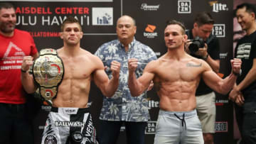 Brent Primus vs. Michael Chandler, Bellator 212 (photo courtesy of Bellator)