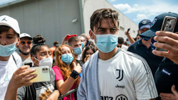 J MEDICAL, TURIN, ITALY - 2021/07/14: Paulo Dybala of Juventus FC leaves J Medical. Juventus FC begins pre-season trainings on July 14. (Photo by Nicolò Campo/LightRocket via Getty Images)