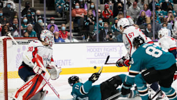 Ilya Samsonov, Trevor van Riemsdyk, Washington Capitals Mandatory Credit: John Hefti-USA TODAY Sports